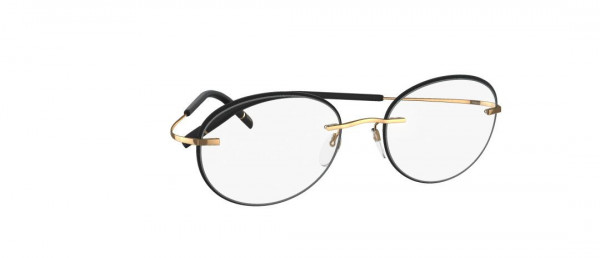 Silhouette TMA Icon Accent Rings fz Eyeglasses, 7530 Gold / Black