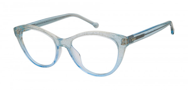Colors In Optics C1083 LOREN Eyeglasses, BLSP POWDER BLUE SPARKLE