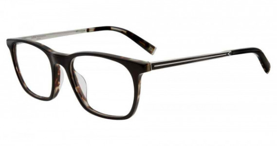 John Varvatos V406 Eyeglasses, BLACK/TORTOISE (0BLT)