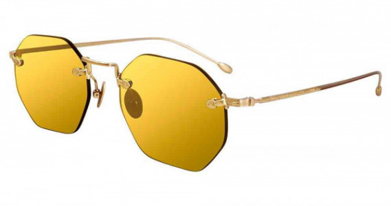 John Varvatos V526 Sunglasses, Gold