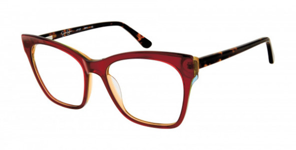 Jessica Simpson J1137 Eyeglasses, OXTL BLACK/CRYSTAL