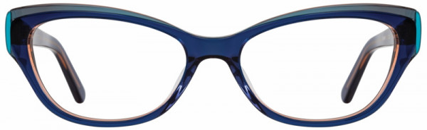 Cinzia Designs CIN-5089 Eyeglasses, 2 - Blue / Aqua / Melon