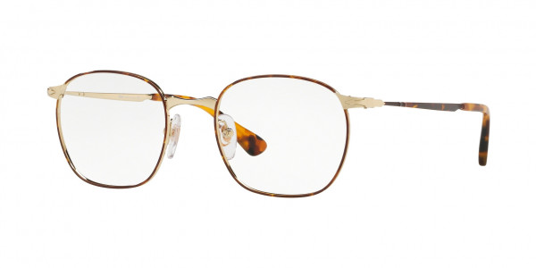 Persol PO2450V Eyeglasses, 1075 GOLD/HAVANA (HAVANA)