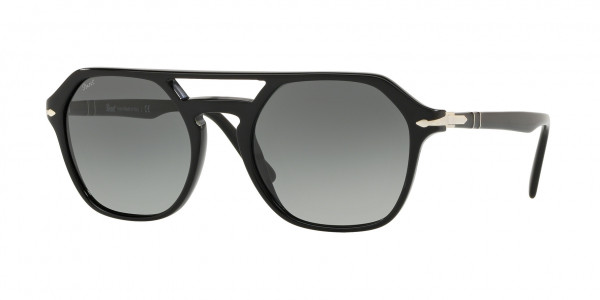 Persol PO3206S Sunglasses, 95/71 BLACK (BLACK)