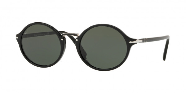 Persol PO3208S Sunglasses, 95/31 BLACK (BLACK)