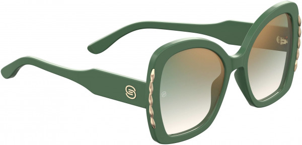 Elie Saab ES 030/S Sunglasses, 01ED Green