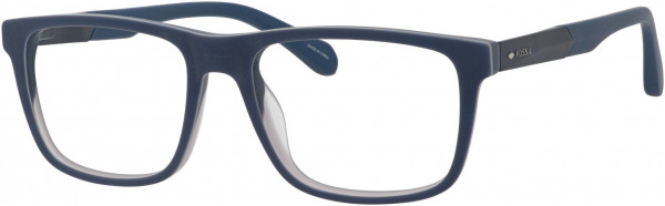Fossil FOS 7027 Eyeglasses, 0FLL Matte Blue