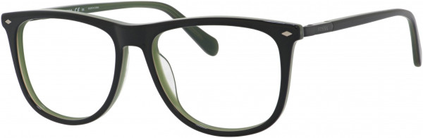 Fossil FOS 7030 Eyeglasses, 07ZJ Black Green