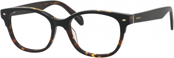 Fossil FOS 7032 Eyeglasses, 0WR7 Black Havana
