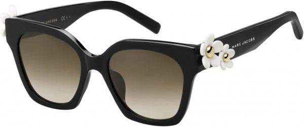 Marc Jacobs Marc Daisy/S Sunglasses, 0807 Black