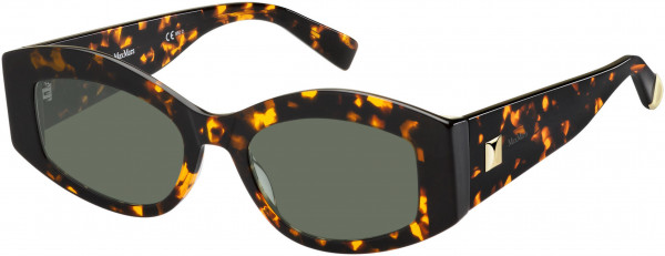 Max Mara MM IRIS Sunglasses, 0086 Dark Havana