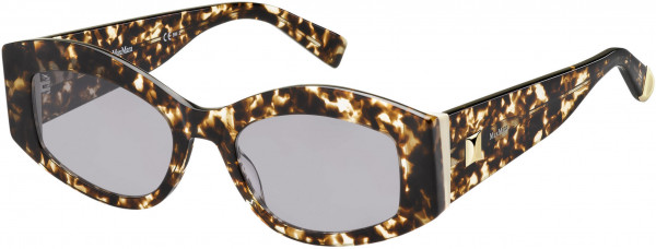 Max Mara MM IRIS Sunglasses, 0C1H Dark Havana Ivory