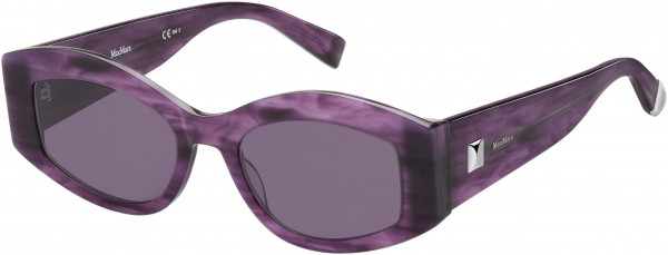 Max Mara MM IRIS Sunglasses, 0U9I Brown Violet Horn