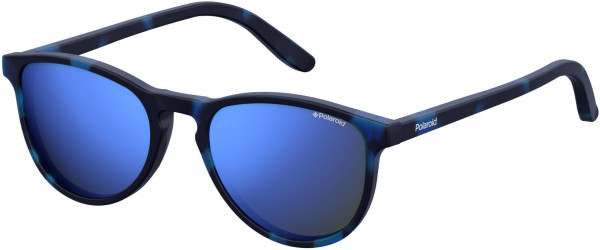 Polaroid Core PLD 8028/S Sunglasses, 0JBW Blue Havana