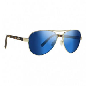 VOCA Aviator Sport Sunglasses, Matte Tortoise/Smoke Blue Ion