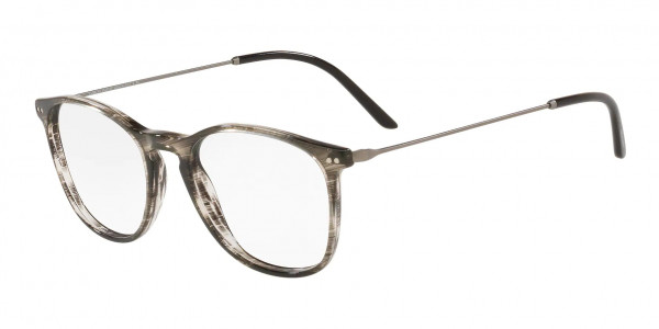 Giorgio Armani AR7160 Eyeglasses, 5622 BLACK & TORTOISE TOP (BLACK)