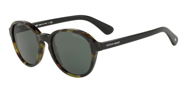 Giorgio Armani AR8113F Sunglasses, 503271 GREEN HAVANA (GREEN)