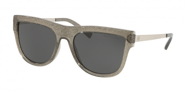 Michael Kors MK2073 ST. KITTS Sunglasses, 335187 BLACK GLITTER