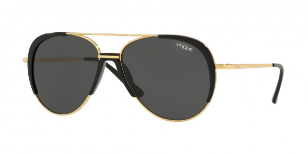 Vogue VO4097S Sunglasses, 280/87 GOLD GREY (GOLD)