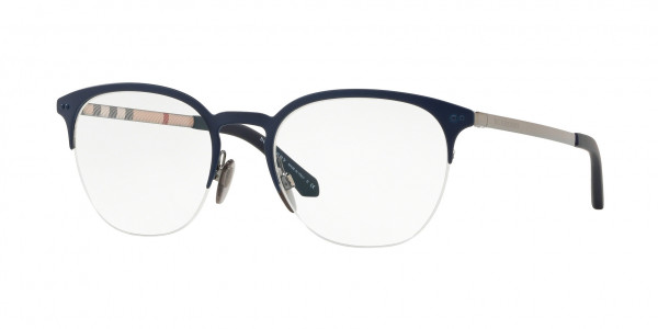 Burberry BE1327 Eyeglasses, 1274 GUNMETAL/MATTE BLUE (GREY)
