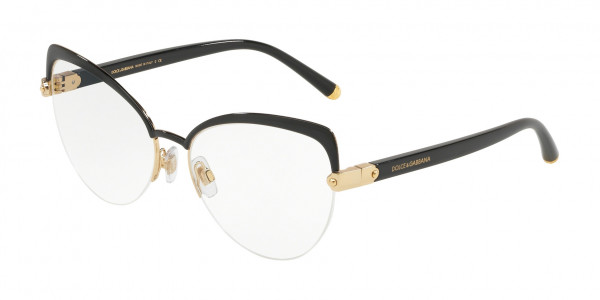 Dolce & Gabbana DG1305 Eyeglasses, 01 BLACK