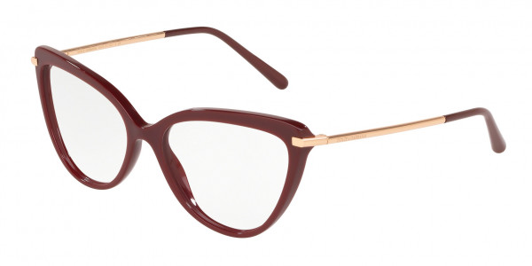 Dolce & Gabbana DG3295 Eyeglasses, 3091 BORDEAUX (BORDEAUX)