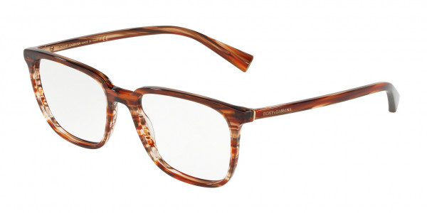 Dolce & Gabbana DG3298F Eyeglasses, 3189 STRIPED ORANGE