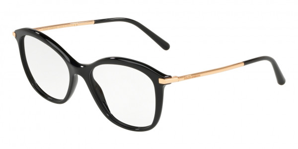 Dolce & Gabbana DG3299 Eyeglasses, 501 BLACK