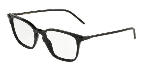 Dolce & Gabbana DG3302F Eyeglasses, 501 BLACK/MATTE BLACK