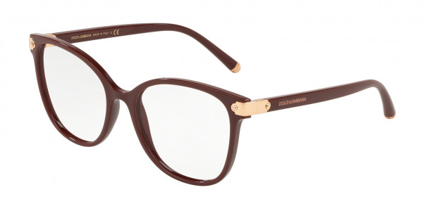 Dolce & Gabbana DG5035 Eyeglasses, 3091 BORDEAUX