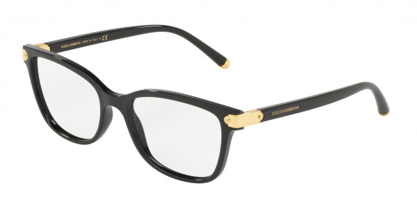 Dolce & Gabbana DG5036 Eyeglasses, 501 BLACK