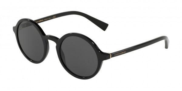 Dolce & Gabbana DG4342F Sunglasses, 501/87 BLACK
