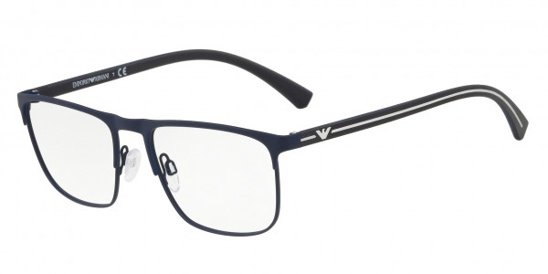 Emporio Armani EA1079 Eyeglasses, 3092 RUBBER BLUE (BLUE)
