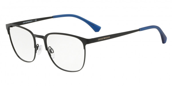 Emporio Armani EA1081 Eyeglasses, 3001 MATTE BLACK (BLACK)