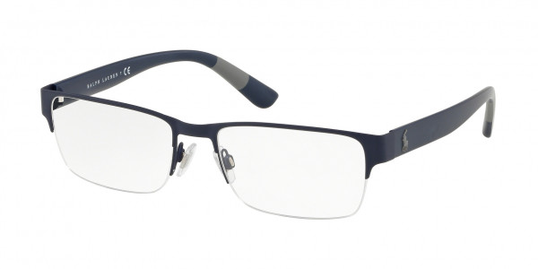 Polo PH1185 Eyeglasses, 9303 MATTE NAVY BLUE (BLUE)