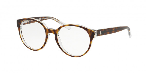 Ralph Lauren Children PP8533 Eyeglasses, 5225 SHINY DARK HAVANA ON CRYSTAL (BROWN)