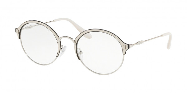 Prada PR 54VV CONCEPTUAL Eyeglasses, 2741O1 CONCEPTUAL SILVER/MATTE SILVER (SILVER)
