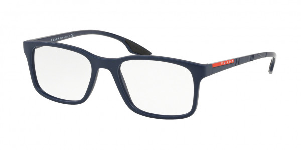 Prada Linea Rossa PS 01LV LIFESTYLE Eyeglasses, TWY1O1 LIFESTYLE MATTE BLUE (BLUE)