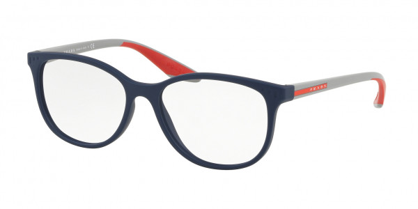 Prada Linea Rossa PS 03LV ACTIVE Eyeglasses, TFY1O1 BLUE RUBBER (BLUE)