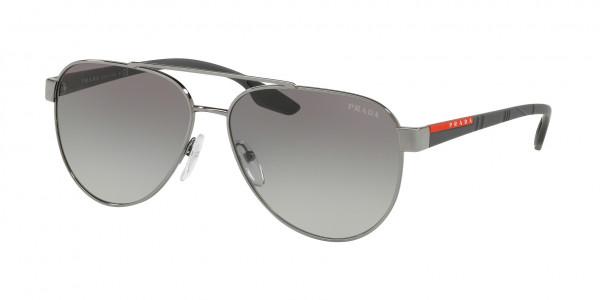 Prada Linea Rossa PS 54TS LIFESTYLE Sunglasses, 5AV3M1 LIFESTYLE GUNMETAL GREY GRADIE (GREY)
