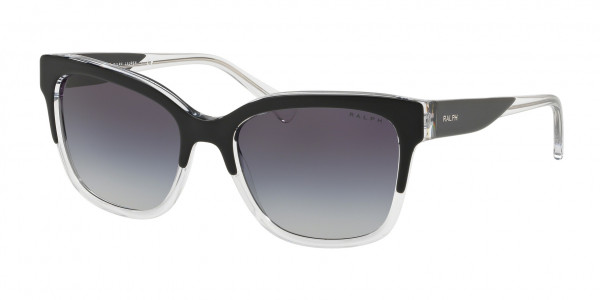 Ralph RA5247 Sunglasses, 56958G TOP BLACK/CRYSTAL
