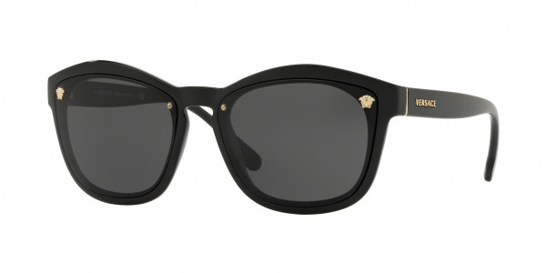 Versace VE4350 Sunglasses, GB1/87 BLACK DARK GREY (BLACK)