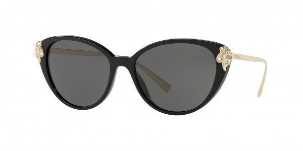 Versace VE4351B Sunglasses, GB1/87 BLACK (BLACK)