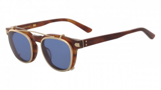 Calvin Klein CK18503 CLIP SET Sunglasses, (220) BROWN HORN