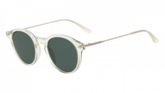 Calvin Klein CK18700S Sunglasses, (740) CRYSTAL PALE YELLOW