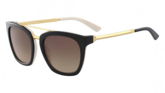 Calvin Klein CK8543S Sunglasses, (073) BLACK/ CREAM