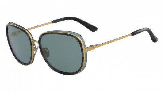 Calvin Klein CK8575S Sunglasses, (425) TEAL TORTOISE/CRYSTAL TEAL