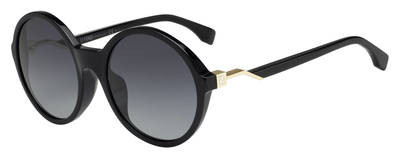 Fendi Ff 0207/F/S Sunglasses, 0807(HD) Black