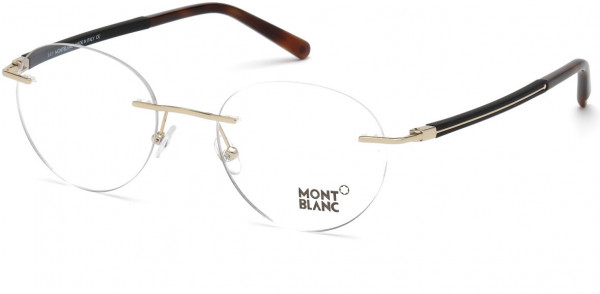 Montblanc MB0732 Eyeglasses, 032 - Gold