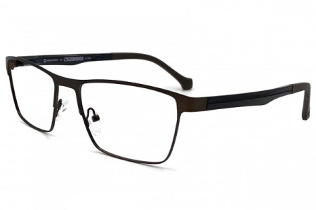 Eyecroxx EC556M Eyeglasses, C2 Dark Bronze Blue